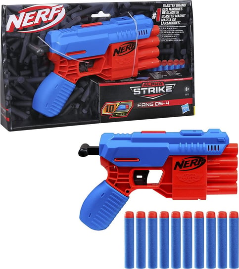 Nerf Alpha Strike Fang Qs-4 E6973 Niebieski Nerf