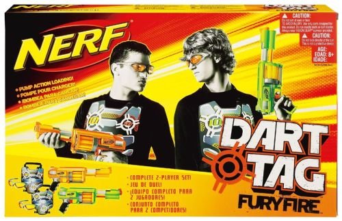 NERF, Dart Tag, wyrzutnie Furyfire, zestaw Nerf