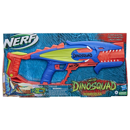 Nerf, Dinosquad, wyrzutnia + 12 strzałek, F6313 Nerf