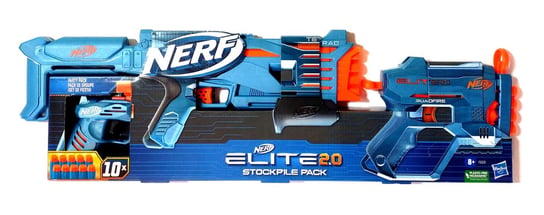 Nerf Elite 2.0 Stockpile Pack - 3 Pistolety Nerf