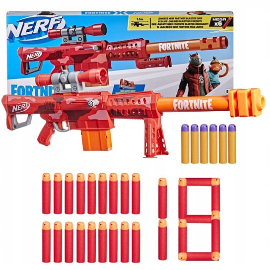 Nerf Fortnite Heavy Sr F0929 + 18 Zam. Mega Strzałki Hasbro