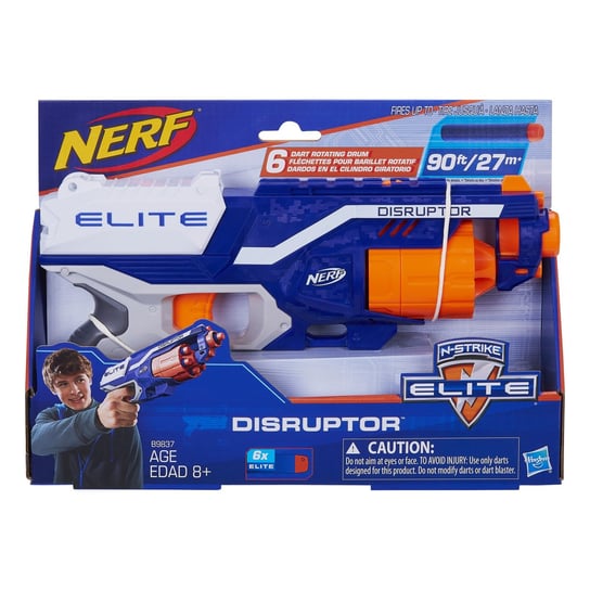NERF, N-Strike Disruptor Elite, wyrzutnia, B9837 Nerf