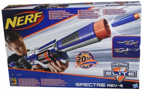 NERF, N-Strike Elite, wyrzutnia, Spectre Rev-5 Nerf