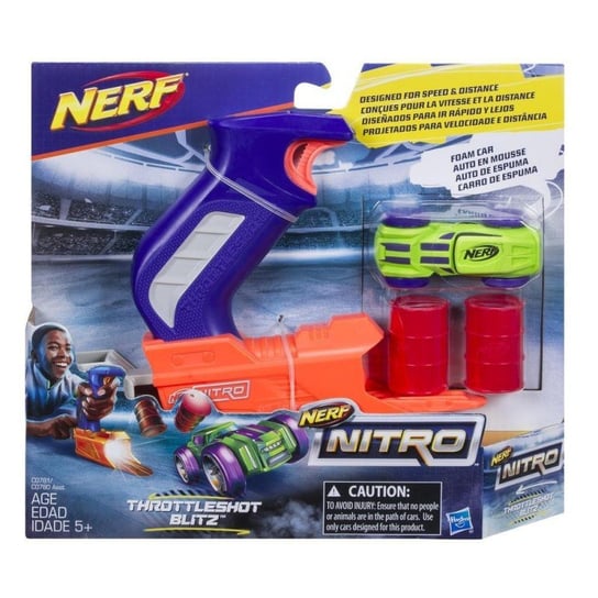 NERF, Nitro, Tor Throttleshot Blitz, niebieski, C0780/C0781 Nerf