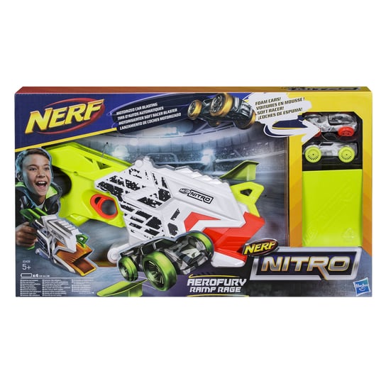 NERF, Nitro, wyrzutnia samochodów, Aerofury RAMP Rage, E0409 Nerf