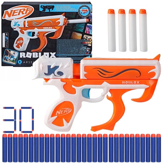 NERF Roblox Arsenal - Wyrzutnia Soul Catalyst + Strzałki 30 sztuk niebieskie Nerf