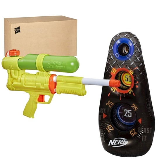 Nerf Super Soaker XP50 F1972 + Dmuchana Tarcza Cel 1,2m Hasbro