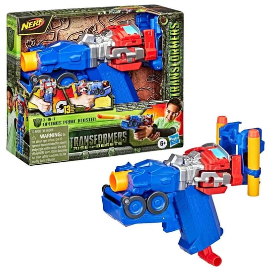 Nerf Transformers Rise of the Beasts 2w1 Optimus Prime F3901 Nerf