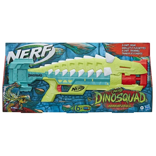 Nerf, wyrzutnia DinoSquad Armorstrike + 16 strzałek, F5855 Nerf