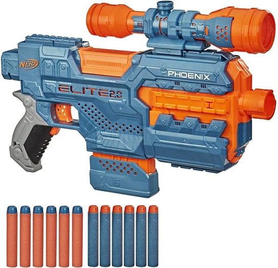 Nerf, wyrzutnia Elite 2.0 Phoenix + 12 strzełek, E9961 Nerf