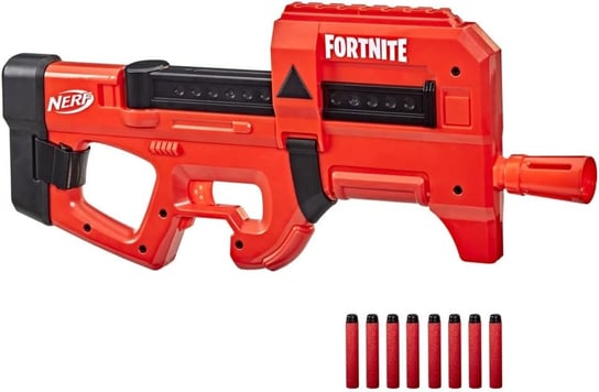 Nerf x Fortnite, wyrzutnia Fortnite Compact SMG + 8 strzałek, F4106 Nerf