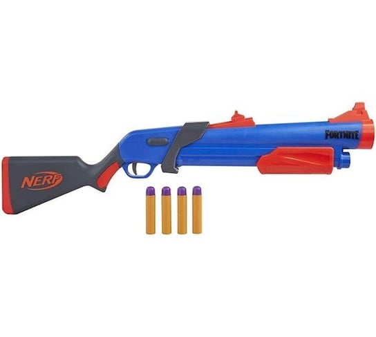 Nerf x Fortnite, wyrzutnia Fortnite Pump SG + 4 strzałki, F0318 Nerf