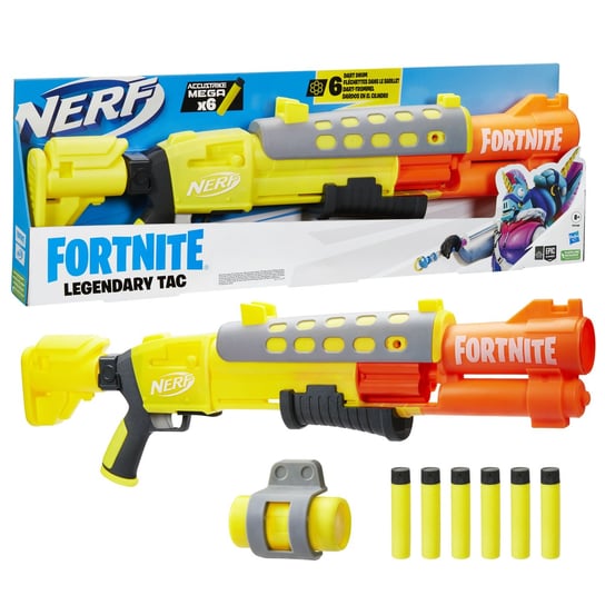 Nerf x Fortnite, wyrzutnia Legendary Tac + 6 strzałek, F4169 Hasbro