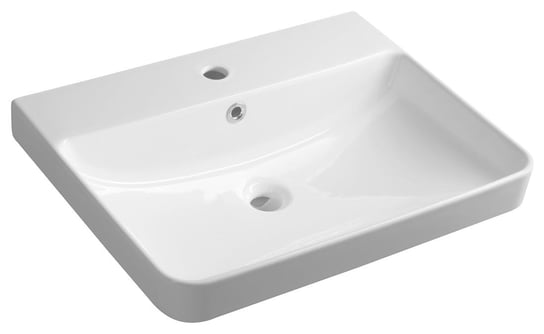NERON umywalka ceramiczna 60x48cm, biały Inna marka