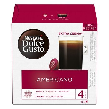 Nescafé Dolce Gusto Americano Kawa W Kapsułkach 16 X 8,5 G = 136 G Inna marka