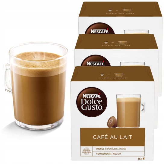 Nescafe Dolce Gusto kawa Café Au Lait 48 szt 3x16 Nestle