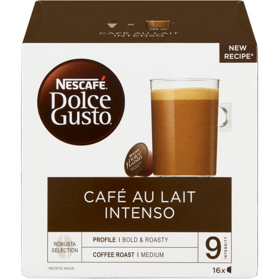 Nescafe, kawa kapsułki Dolce Gusto Cafe au Lait Intenso, 16 kapsułek Nescafe Dolce Gusto