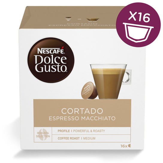 Nescafe, kawa kapsułki Dolce Gusto Cortado Espresso Macciato, 30 kapsułek Nescafe Dolce Gusto