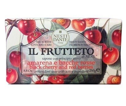 Nesti Dante, Il Frutteto, mydło na bazie czarnej wiśni i żurawiny, 250 g Nesti Dante