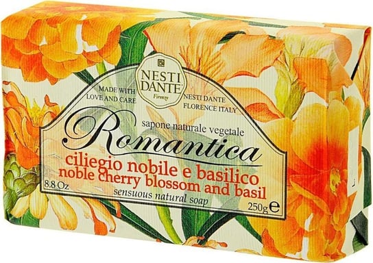 Nesti Dante, Romantica, mydło toaletowe Wiśnia & Bazylia, 250 g Nesti Dante
