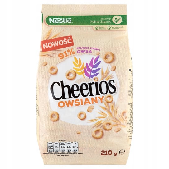 Nestle Cheerios Owsiany Płatki śniadaniowe 210 g Inna marka