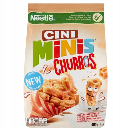 Nestle Cini Minis Churros Płatki śniadaniowe 400 g Nestlé