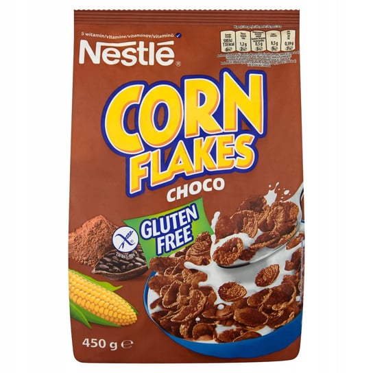 Nestle Corn Flakes Choco Płatki śniadaniowe 450 g Nestle