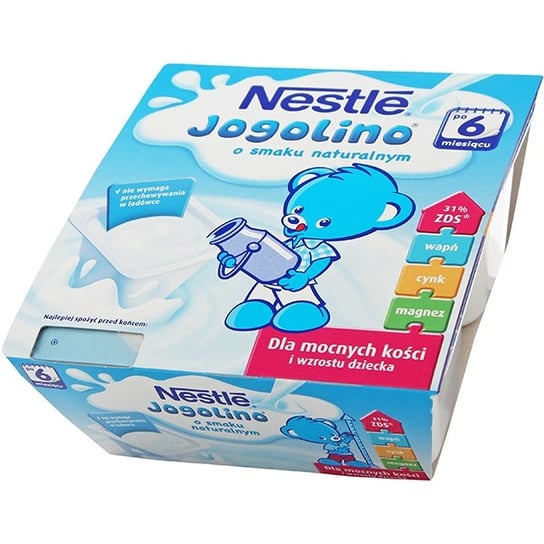 Nestle, Deserek Jogolino o smaku naturalnym, 4x100 g Nestle