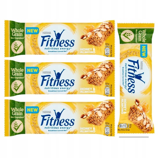 Nestle Fitness Honey Almond Batonik Baton 4x23,5g Nestle
