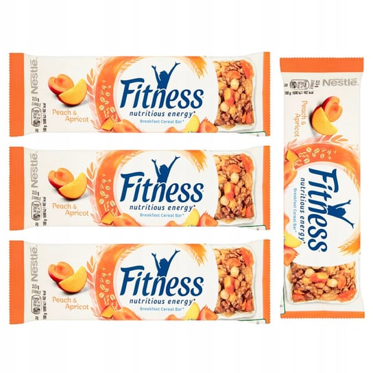 Nestle Fitness Peach Apricot Batonik Baton 4x23,5g Nestle