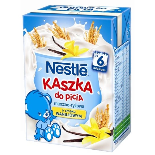 Nestle, Kaszka do picia mleczno-ryżowa o smaku waniliowym, 200 ml Nestle