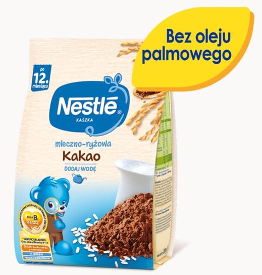 Nestle, Kaszka mleczno-ryżowa kakao dla niemowląt po 12 miesiącu, 230 g Nestle