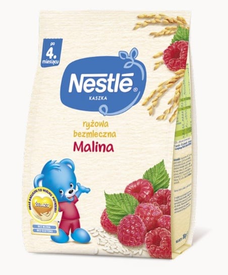 Nestle, Kaszka ryżowa malina dla niemowląt po 4 miesiącu, 180 g Nestle