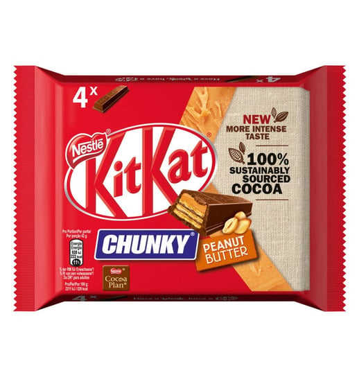 Nestle KitKat Chunky Peanut Butter 4-pack 160 g Nestle Nestle