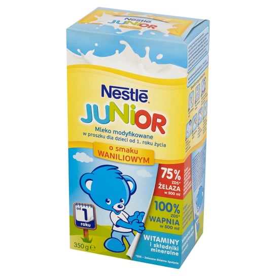 Nestle, Mleko Nestle junior o smaku waniliowym, 350 g, 12m+ Nestle