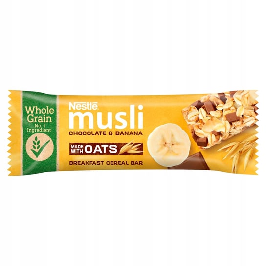 Nestle Musli Batonik z czekoladą i bananami 35 g Inna marka
