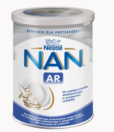 Nestle, Nan Expert AR, Preparat do postępowania dietetycznego dla niemowląt z tendencją do ulewań od urodzenia, 400 g NAN