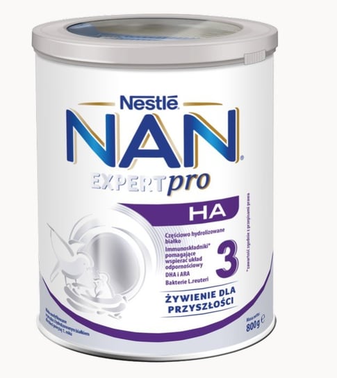 Nestle, Nan Expert Pro HA 3, Mleko modyfikowane Junior dla dzieci powyżej 1. roku, 800 g NAN