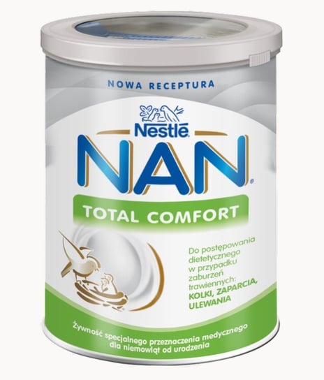 Nestle, Nan Expert Total Comfort, Dla niemowląt w przypadku zaburzeń trawiennych, kolki, zaparcia, ulewania od urodzenia, 400 g NAN