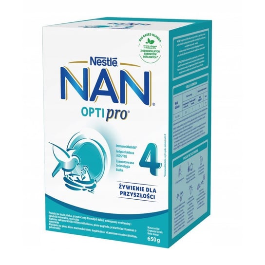 Nestle Nan Optipro 4 Mleko modyfikowane dla dzieci po 2. roku 650g Nestle