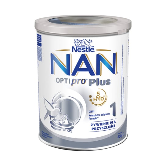 Nestle, Nan Optipro Plus 1 HM-O, Mleko początkowe dla niemowląt od urodzenia, 800 g NAN