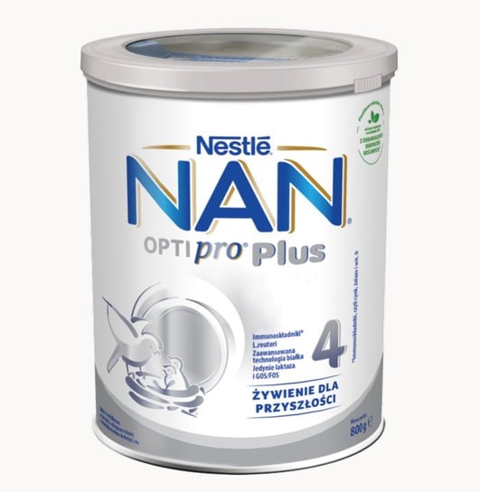 Nestle, NAN OptiPro Plus 4, Mleko modyfikowane Junior dla dzieci po 2. roku, 800 g Nestle