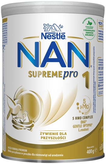 Nestle Nan SupremePro 1 HM-O Mleko początkowe w proszku dla niemowląt od urodzenia, 400 g Nestle