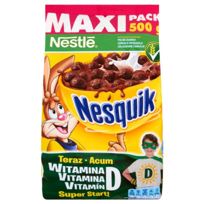Nestle, Nesquik, Płatki śniadaniowe, 500 g Nestle