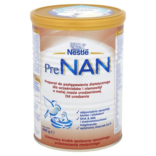 Nestle, PreNan, Preparat do początkowego żywienia niemowląt, 400 g NAN Pro