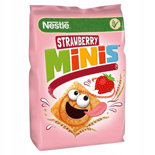 Nestle Strawberry Minis Płatki śniadaniowe 250 g Inna marka