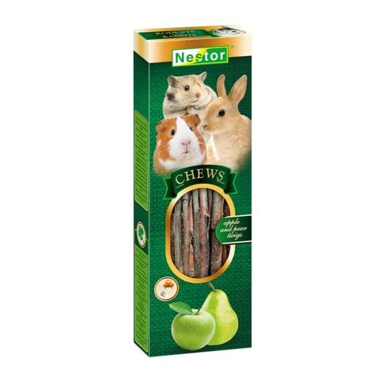 NESTOR Chews gałązki jabłoni i gruszy dla gryzoni i królików [OSJG-G] Nestor