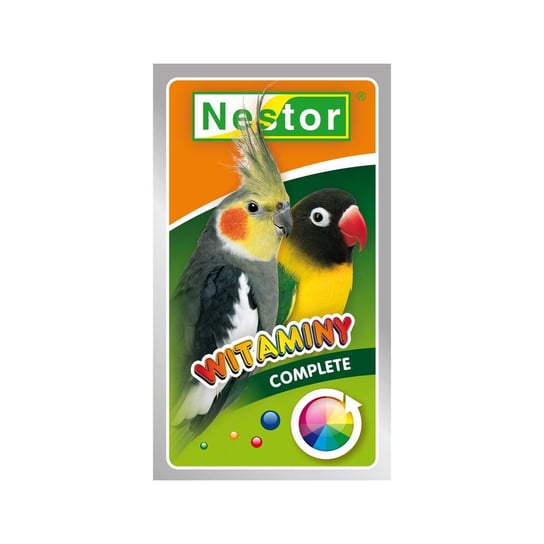 Nestor Witaminy dla średniej papugi Ogólne 20g Nestor