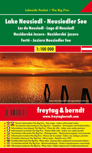 Neusiedl. Mapa 1:100 000 Freytag & Berndt