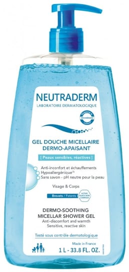 Neutraderm, Dermo, Łagodzący żel micelarny pod prysznic, 1 l Neutraderm